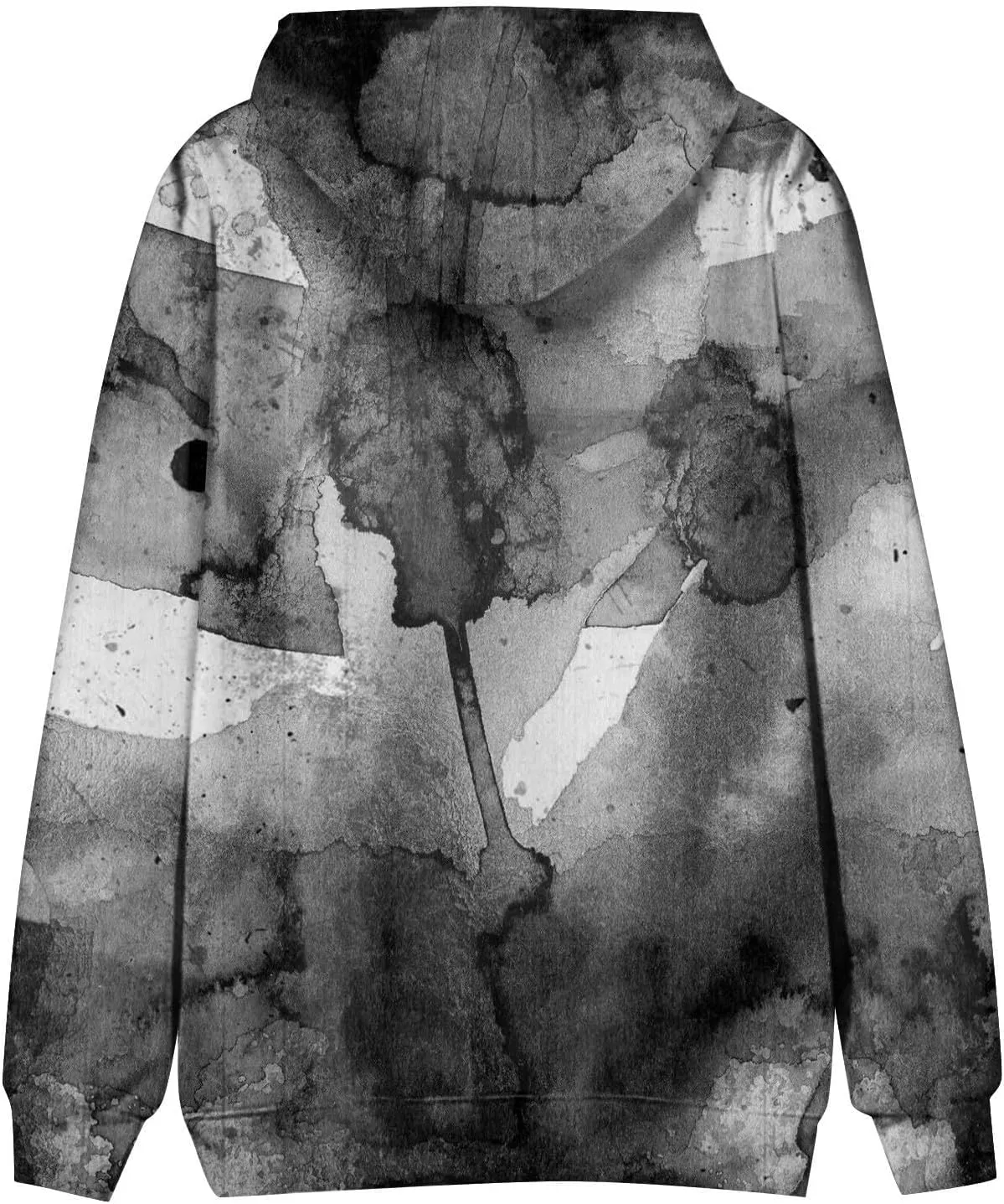 2025 Fashion Hoodies for Men Long Sleeve Workout Athletic Sweatshirt Casual Printing Hooded Pullover Tops with Pocket
