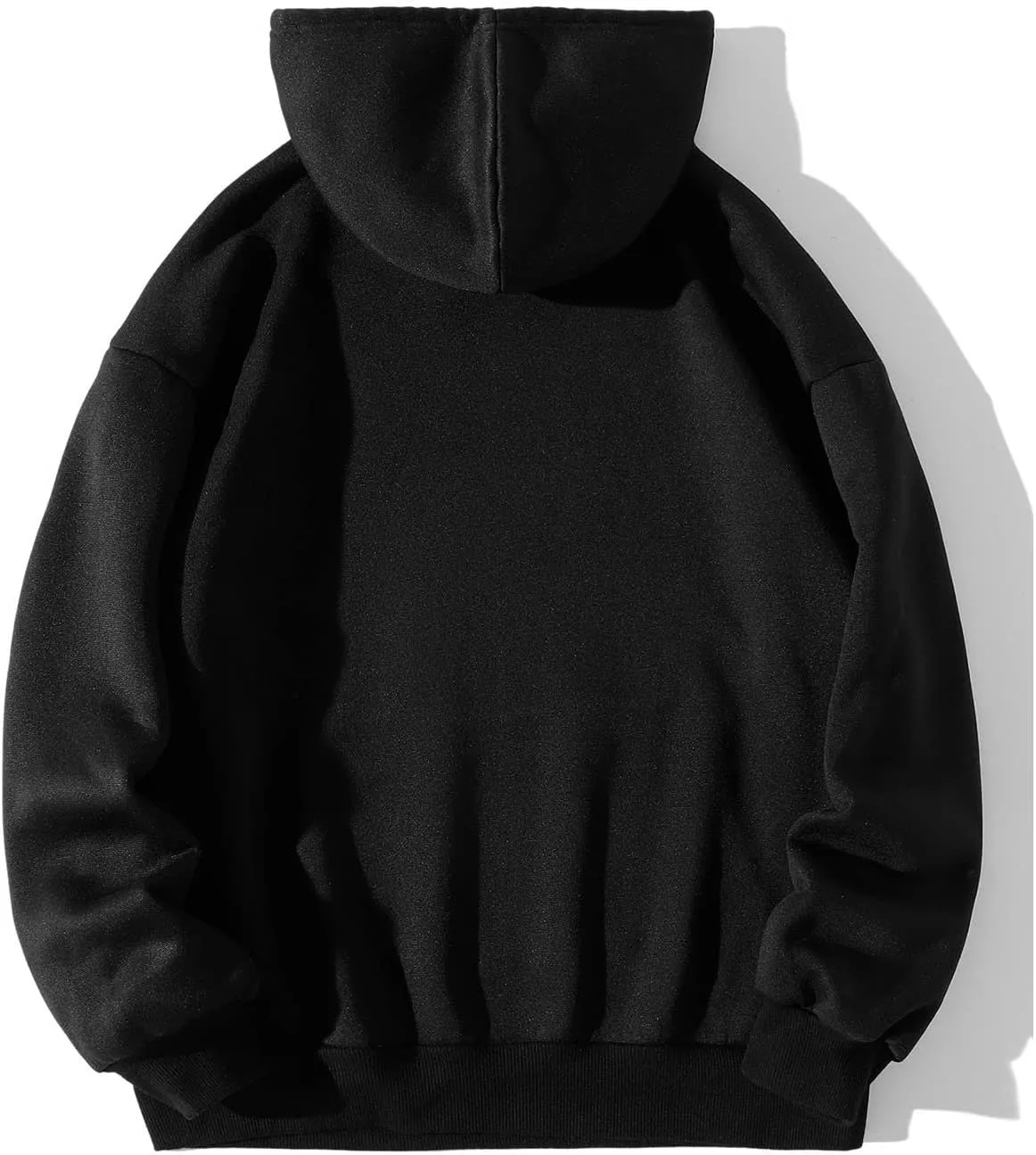 Alalaso Hoodie Sweatshirts for Men Long Sleeve Midweight Baggy Tops with Hood Stylish Loose Fit Stretch Pullover