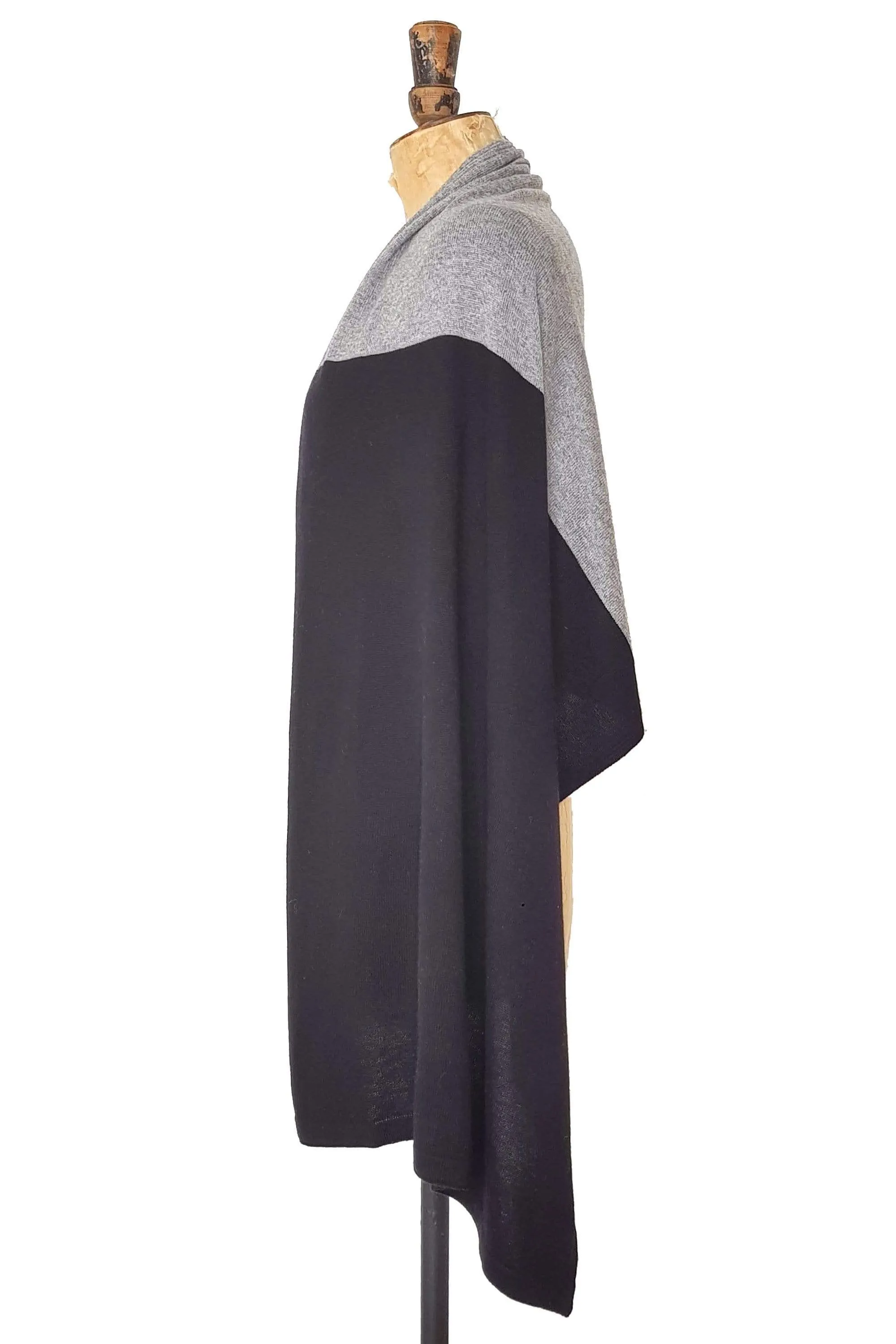 Black & Grey Two Tone Wrap