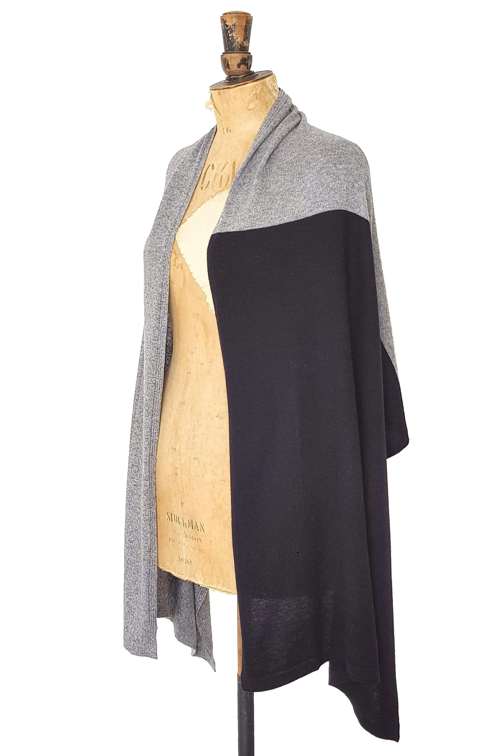 Black & Grey Two Tone Wrap