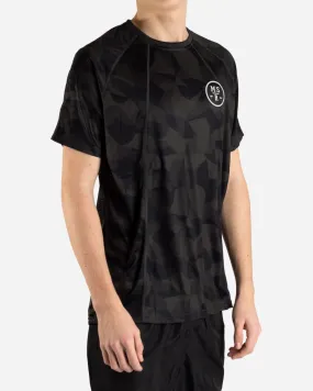 Black Camo Airflow Tee - Green Camo