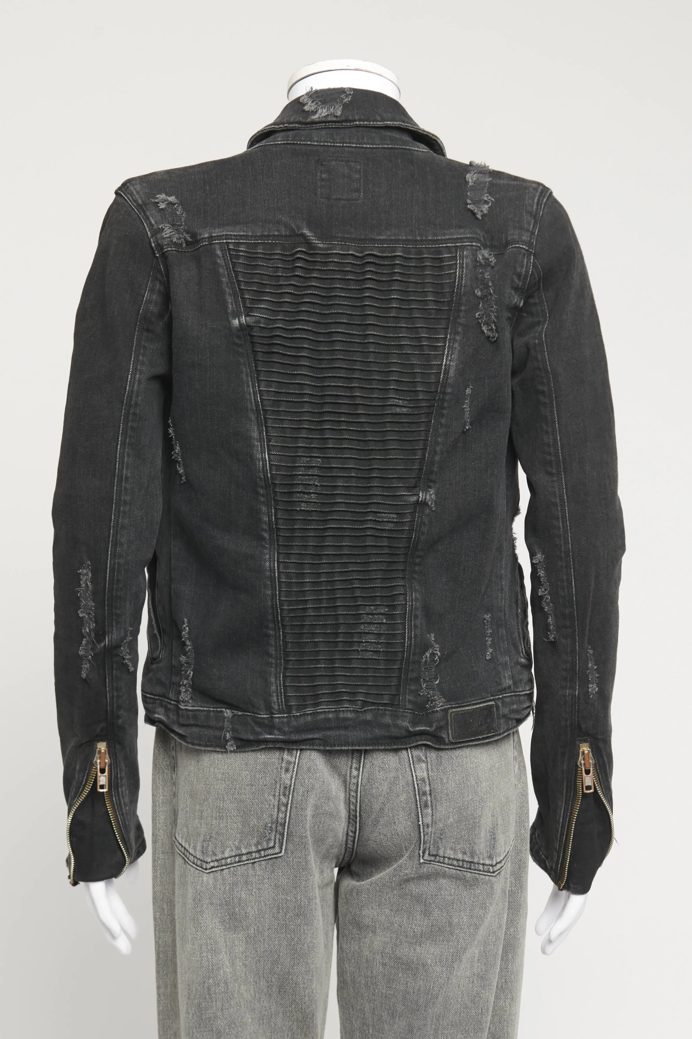 Black Distressed Preowned Jacket