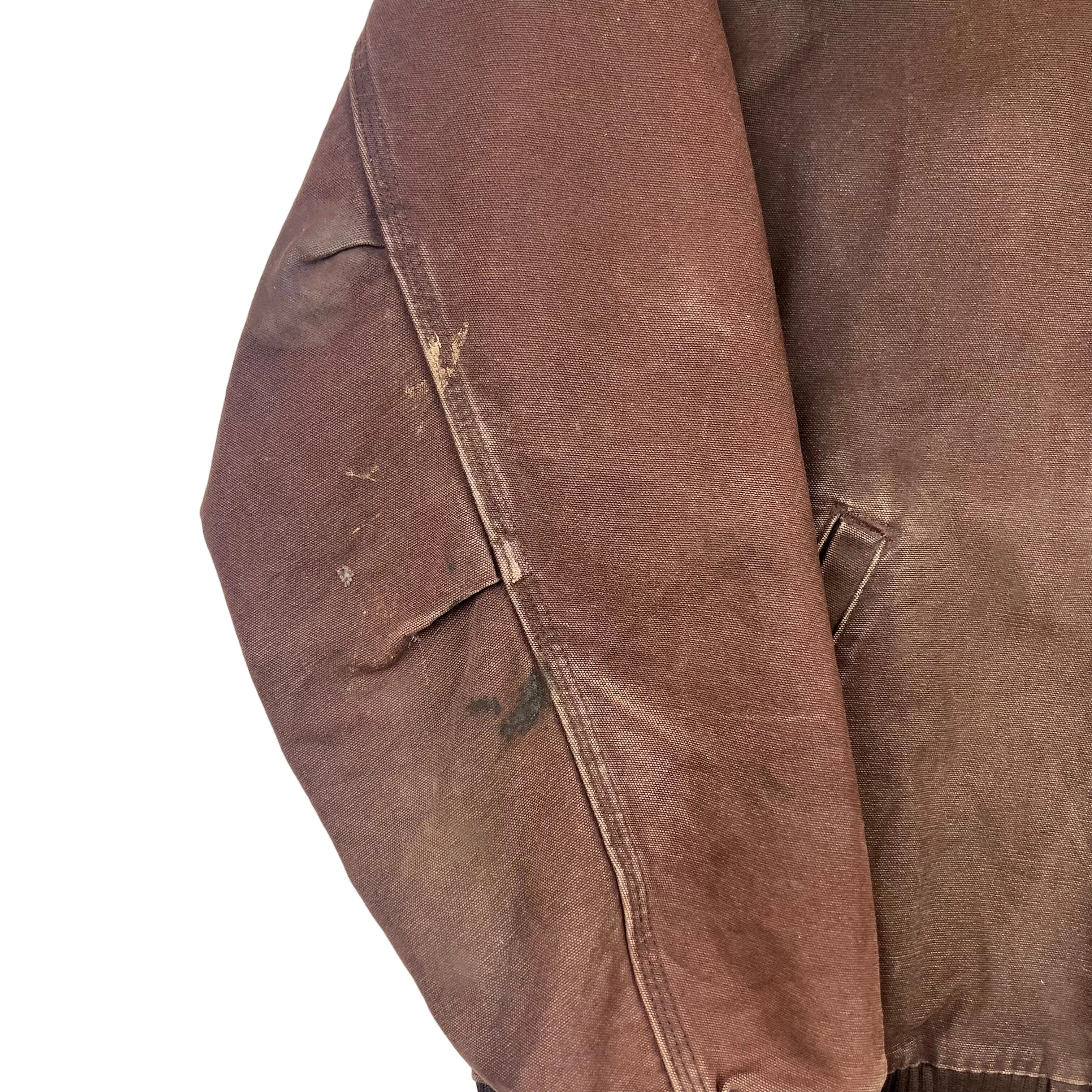 Carhartt Santa Fe Distressed Jacket Brown J14 DKB