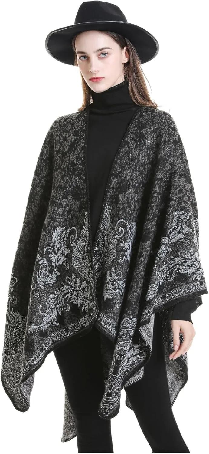 Cashmere Wool Oversized Shawl Bag, Warm Cardigan Shawl, Ladies Scarf cashmere scarf