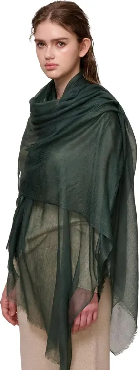 Cashmere Wrap for Women, 90"x39" Oversized Thin&Lightweight Shawl, Travel Scarf for Year Round, Mother's Day Gift.