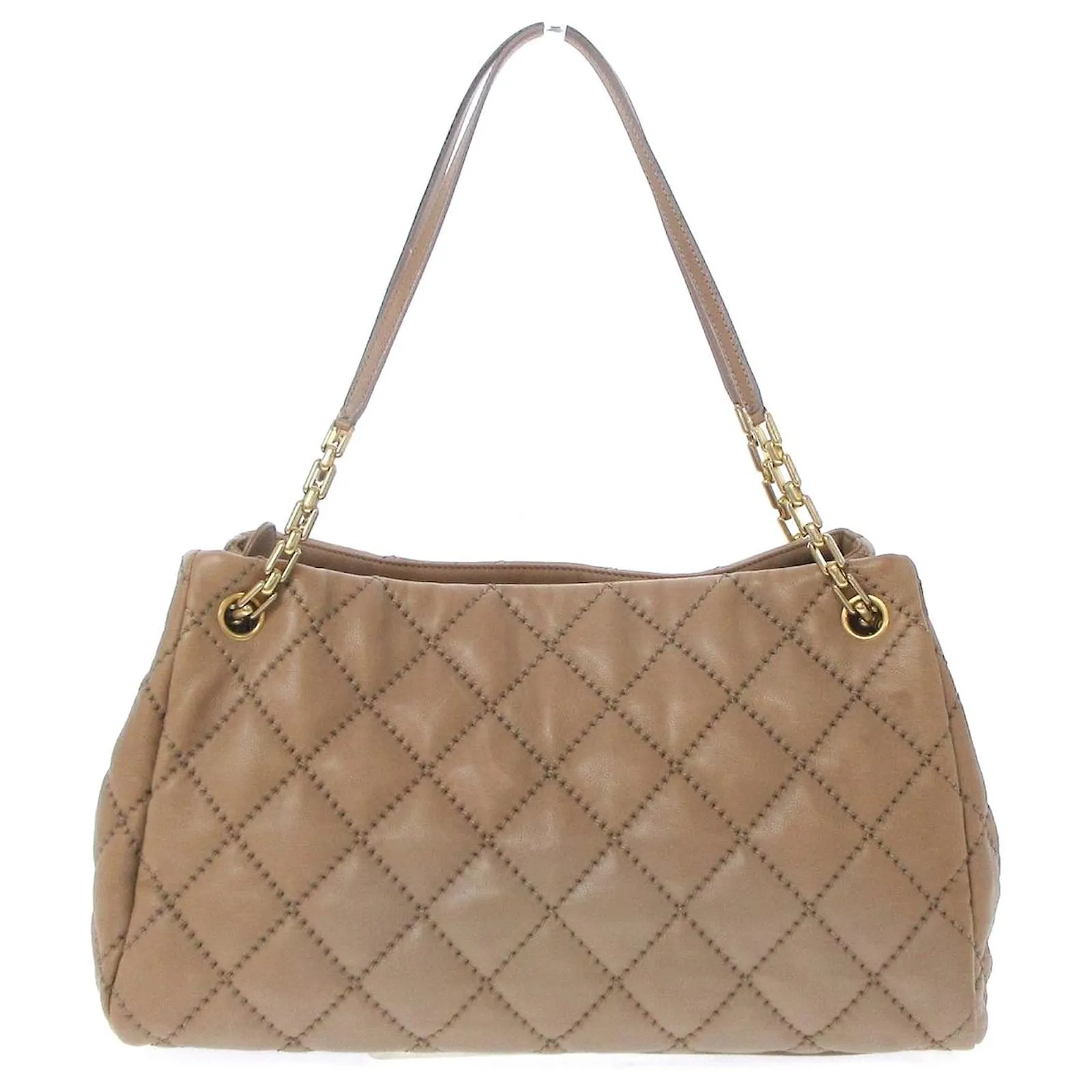 CHANEL CC WILD STITCH CALFSKIN LEATHER TOTE BAG