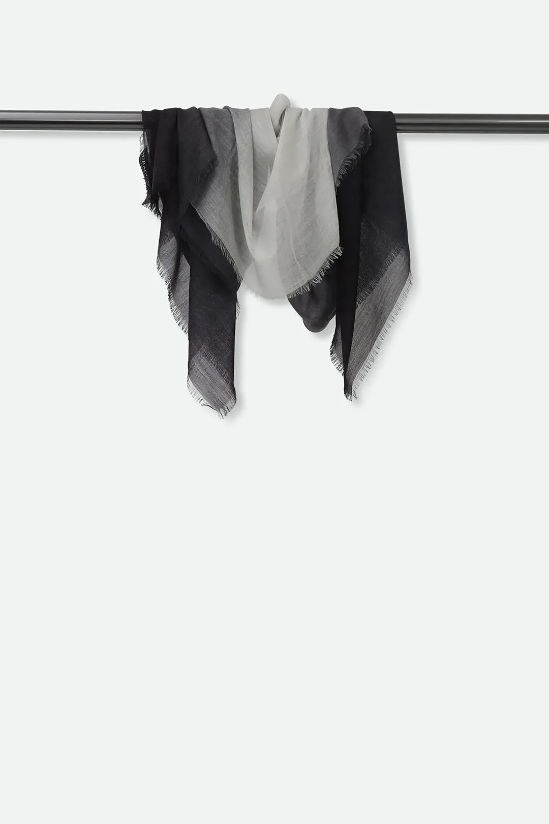 CHARCOAL FADE ITALIAN CASHMERE SCARF