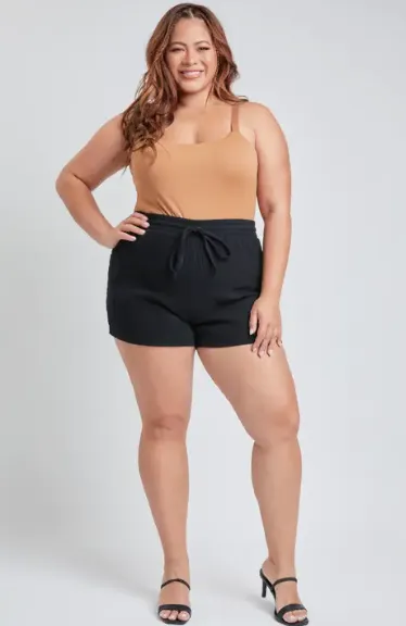Cotton Shorts with Side Patch Pocket