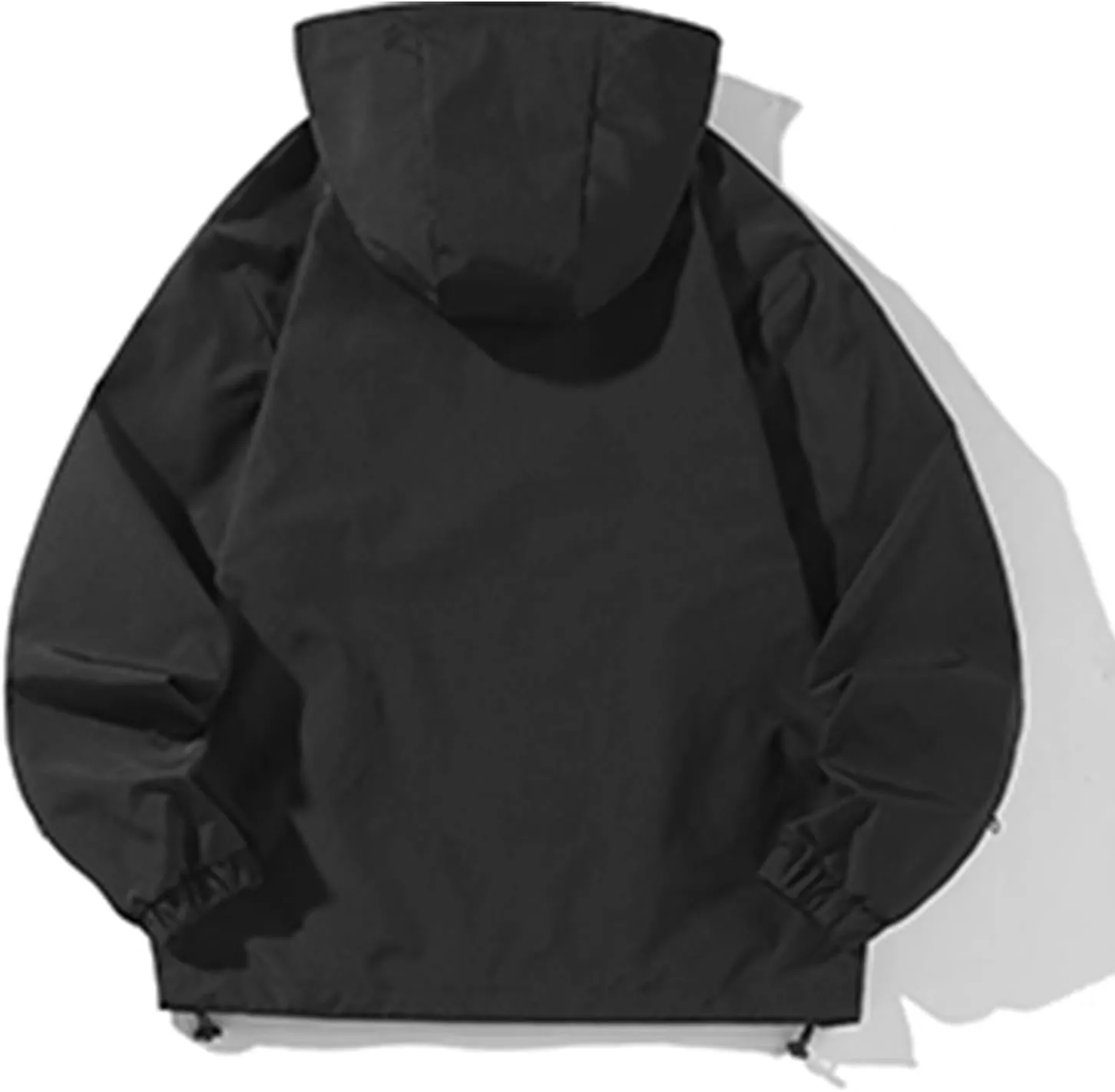 Finelylove Mens Waterproof Softshell Jacket Distressed Fashion Winter Coat Outdoor Warm Travel Hiking Jacket Windbreaker