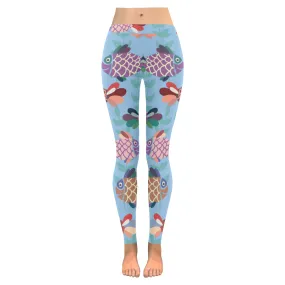 fish Women's Low Rise Leggings (Invisible Stitch)