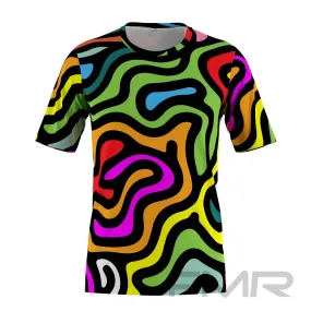 FMR Men's Kaleidoscopic Short Sleeve Running Shirt