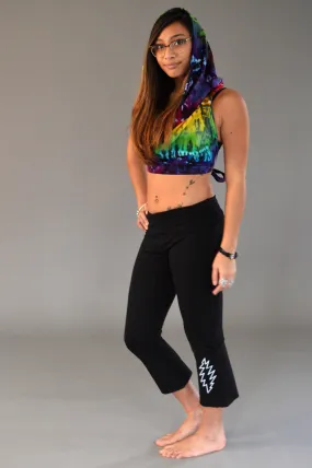 Grateful Basics Capri Yoga Pants BLACK