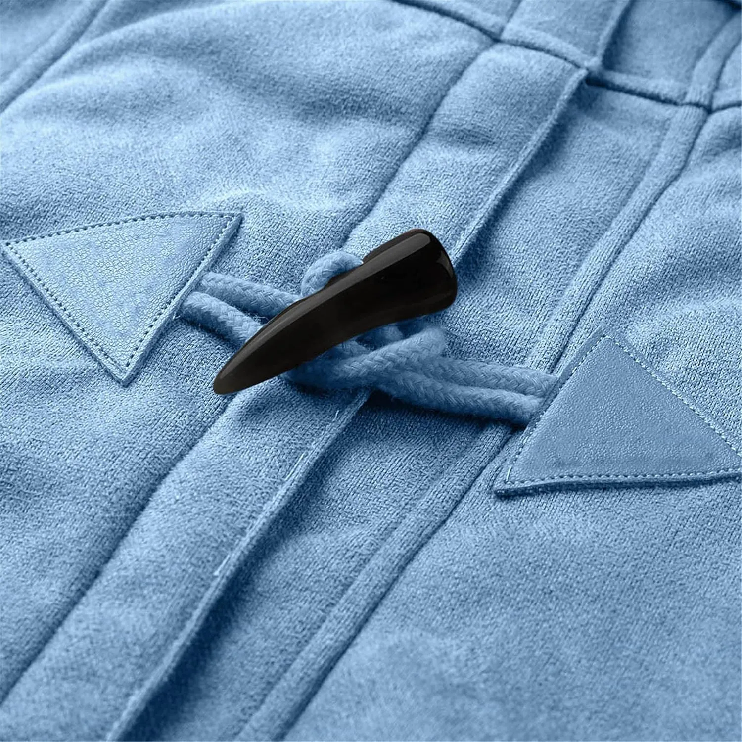Jackets for Women 2024 Warm Sherpa Fleece Lined Distressed Jackets Hooded Parka Faux Suede Pea Coat Outerwear