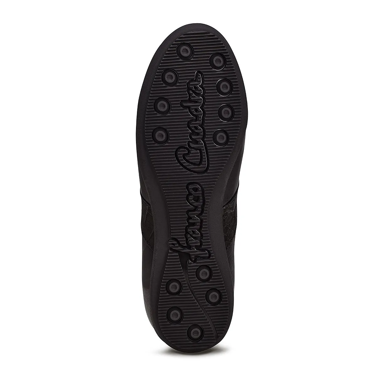L05NPBM  - Cuadra habbano black crocodile sneakers for men
