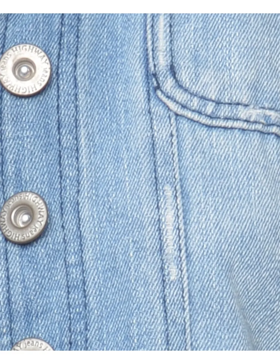 Light Wash Denim Jacket - M