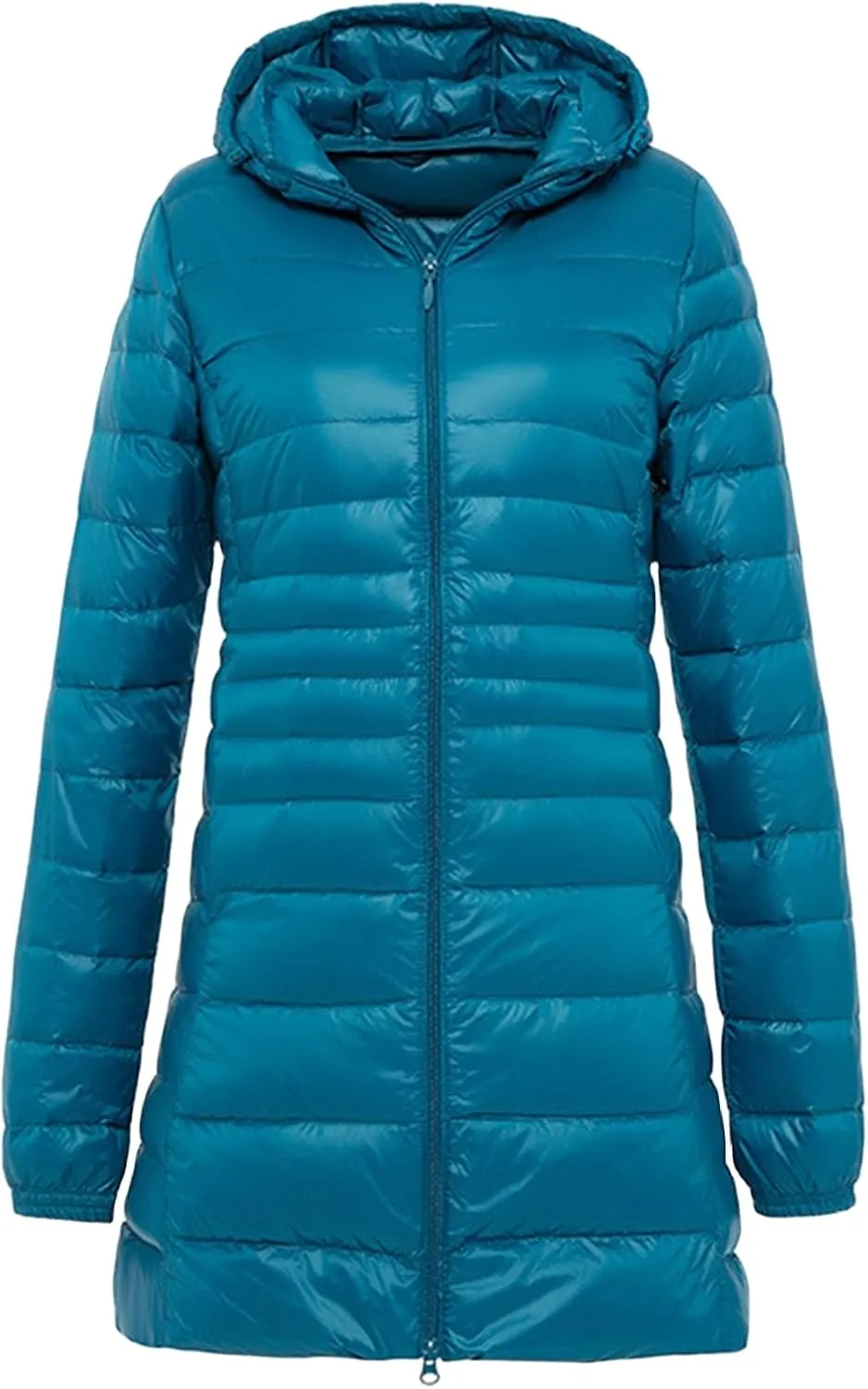 Long Puffer Coat Women Winter Packable Down Jacket Hooded Plus Size Ultralight Long Down Coats Warm Parka Maxi Outwear