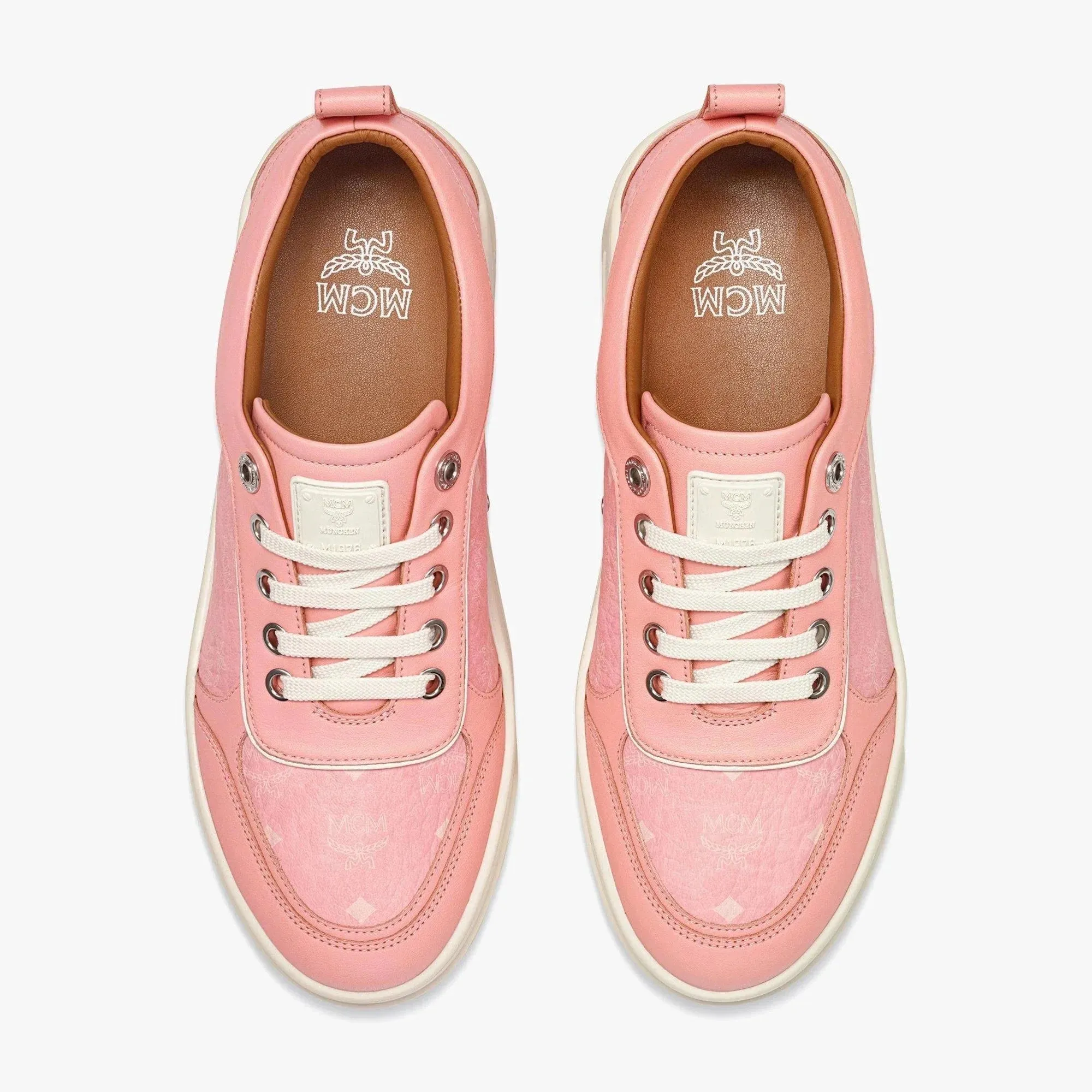 MCM Women's Skyward Platform Sneakers in Visetos