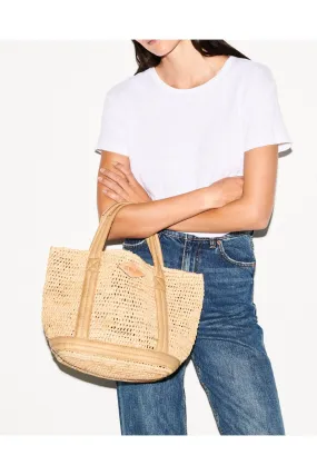 MZ Wallace Raffia Tote Small 1471N1914  | Raffia/Camel
