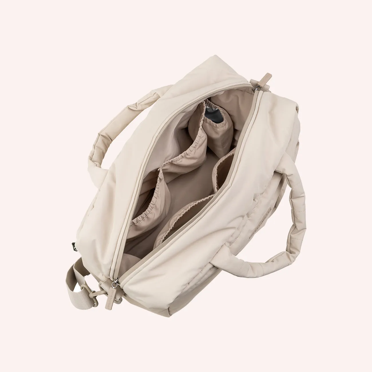 Quilted Changing Bag - Sand