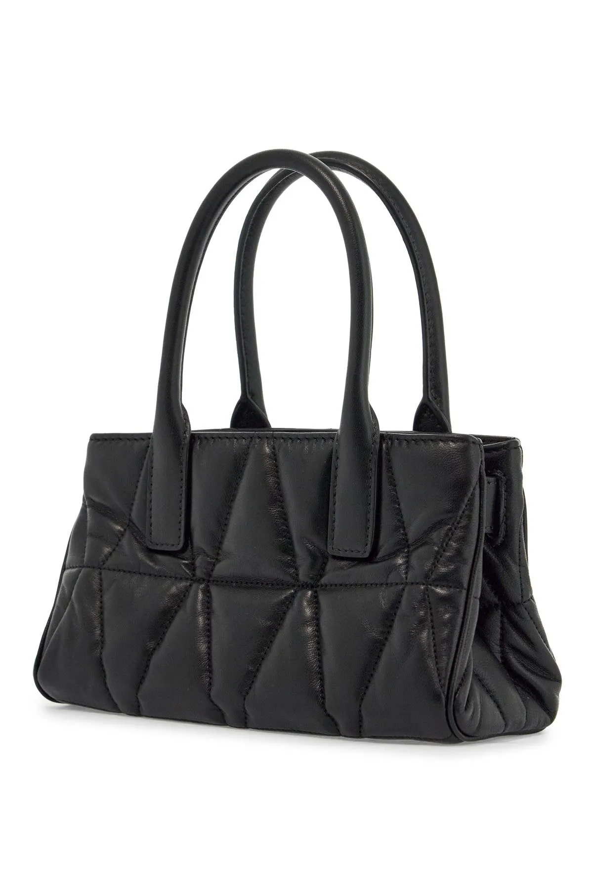 Quilted Medusa Leather Handbag