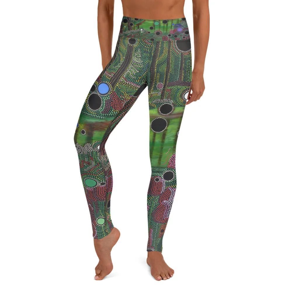 "Particles" Yoga Leggings