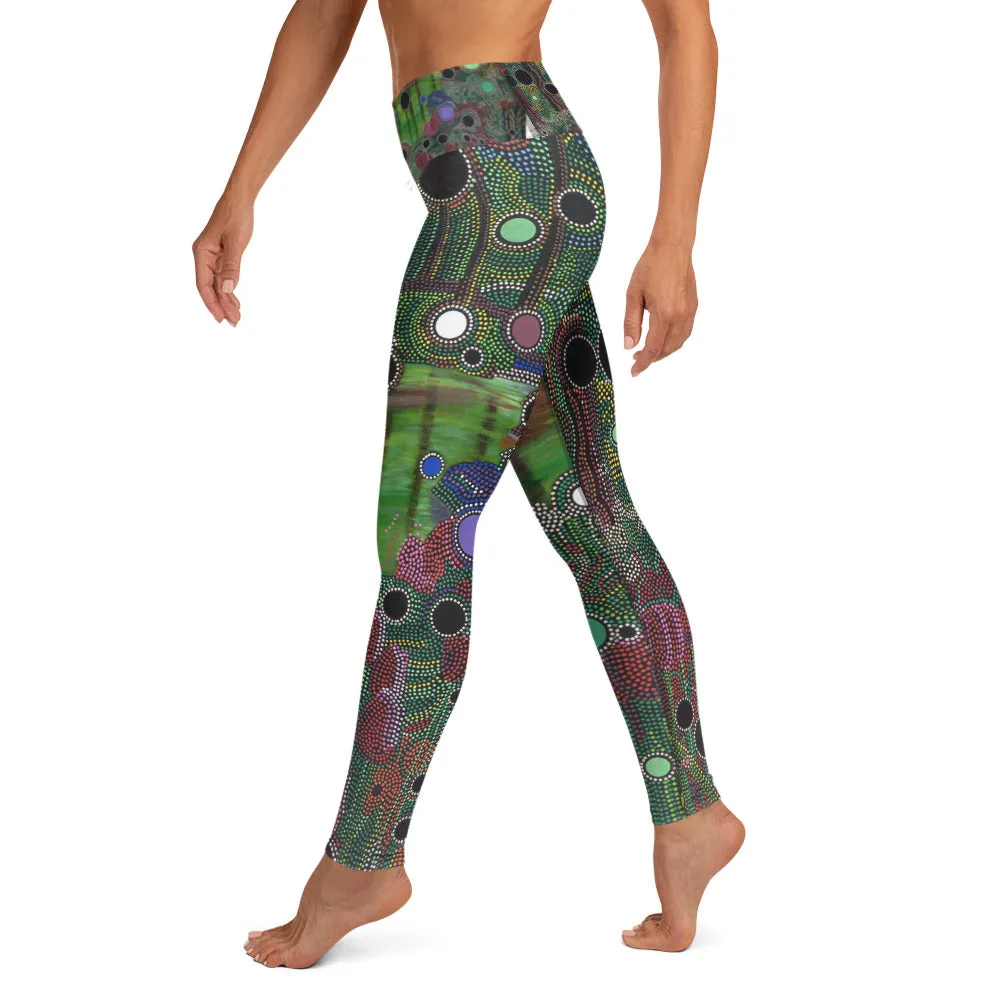 "Particles" Yoga Leggings