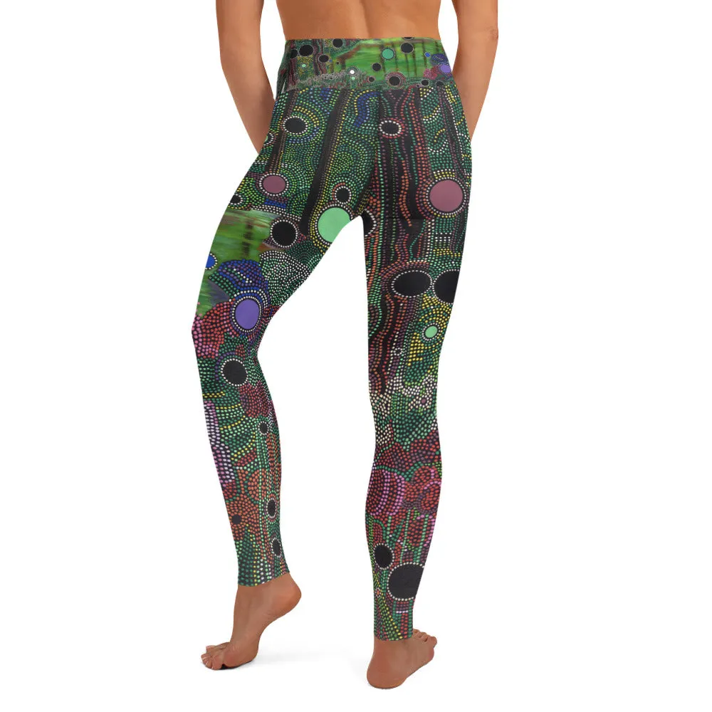 "Particles" Yoga Leggings