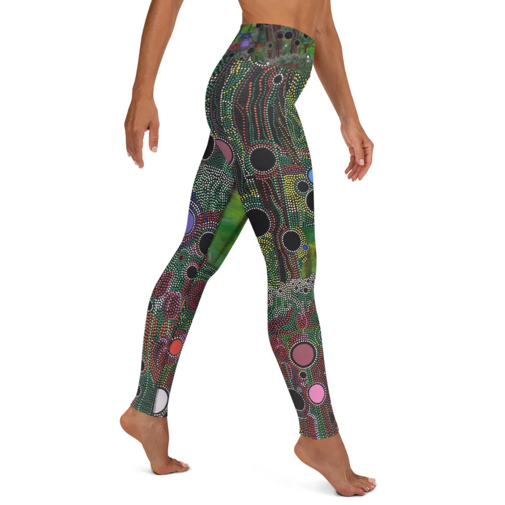 "Particles" Yoga Leggings