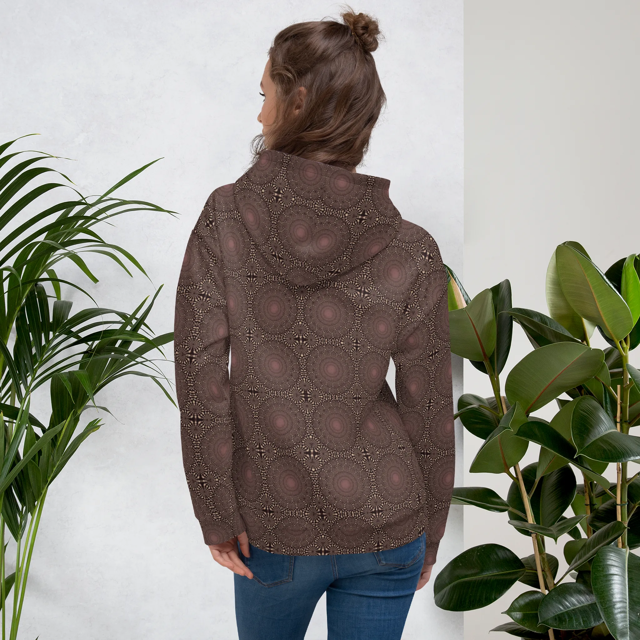 Recursia Desert Dream Women's Hoodie In Pink