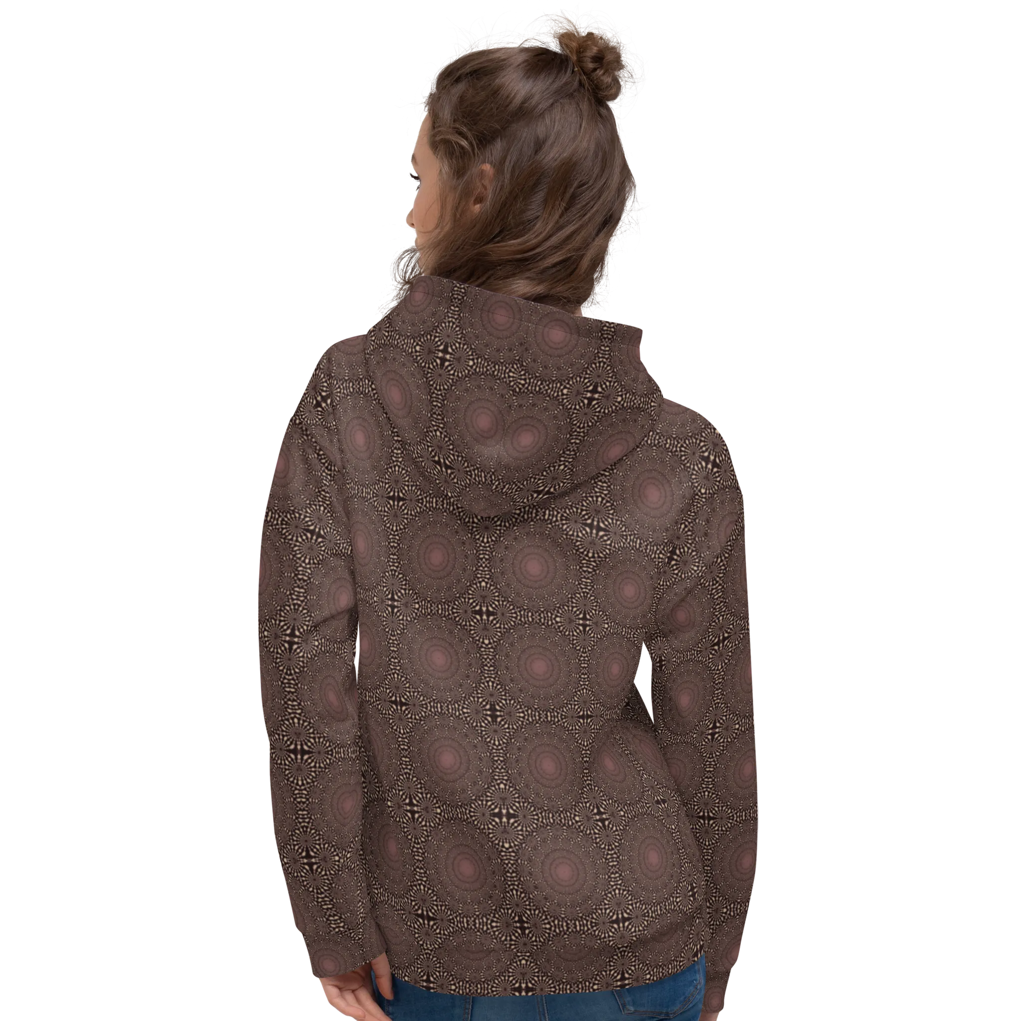 Recursia Desert Dream Women's Hoodie In Pink