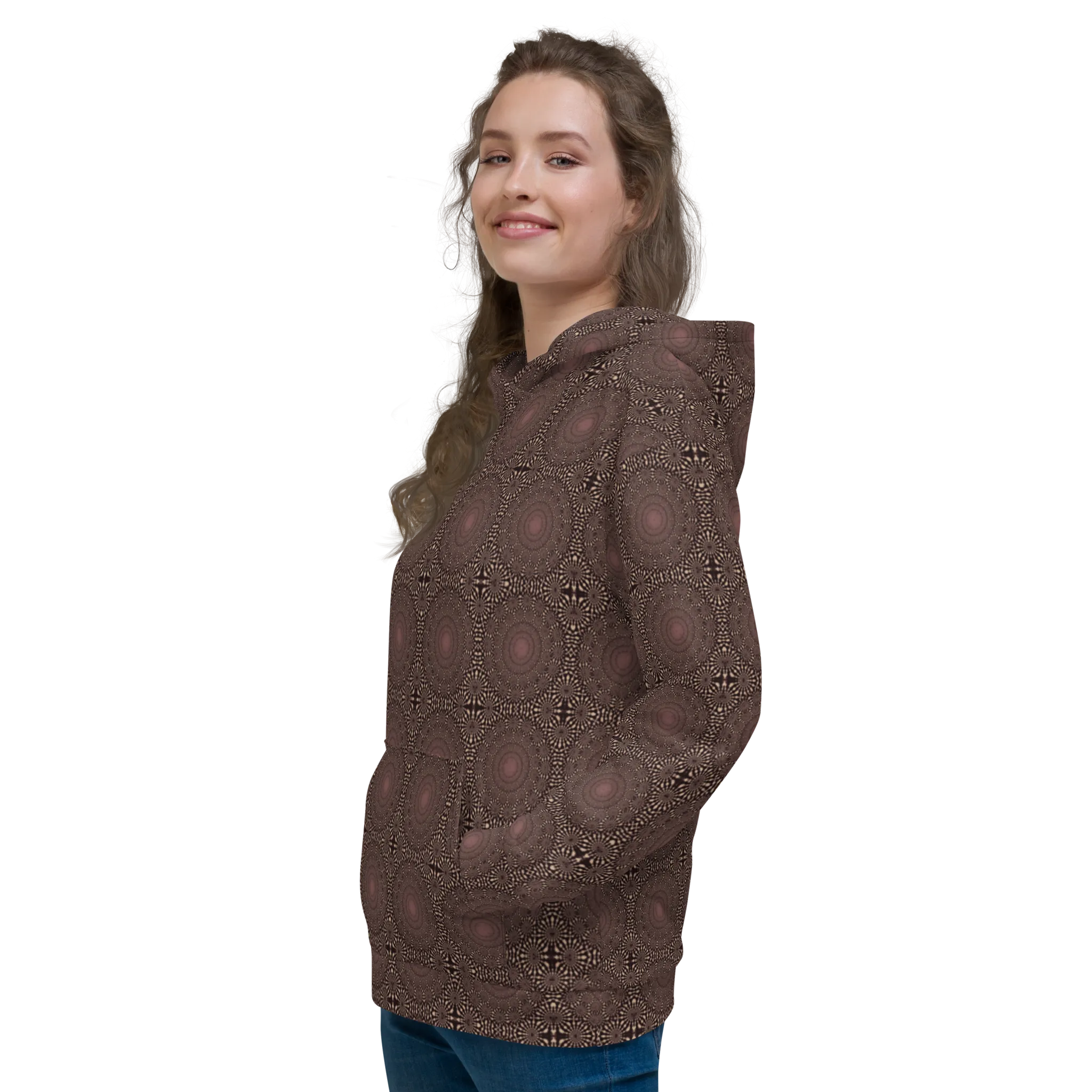 Recursia Desert Dream Women's Hoodie In Pink