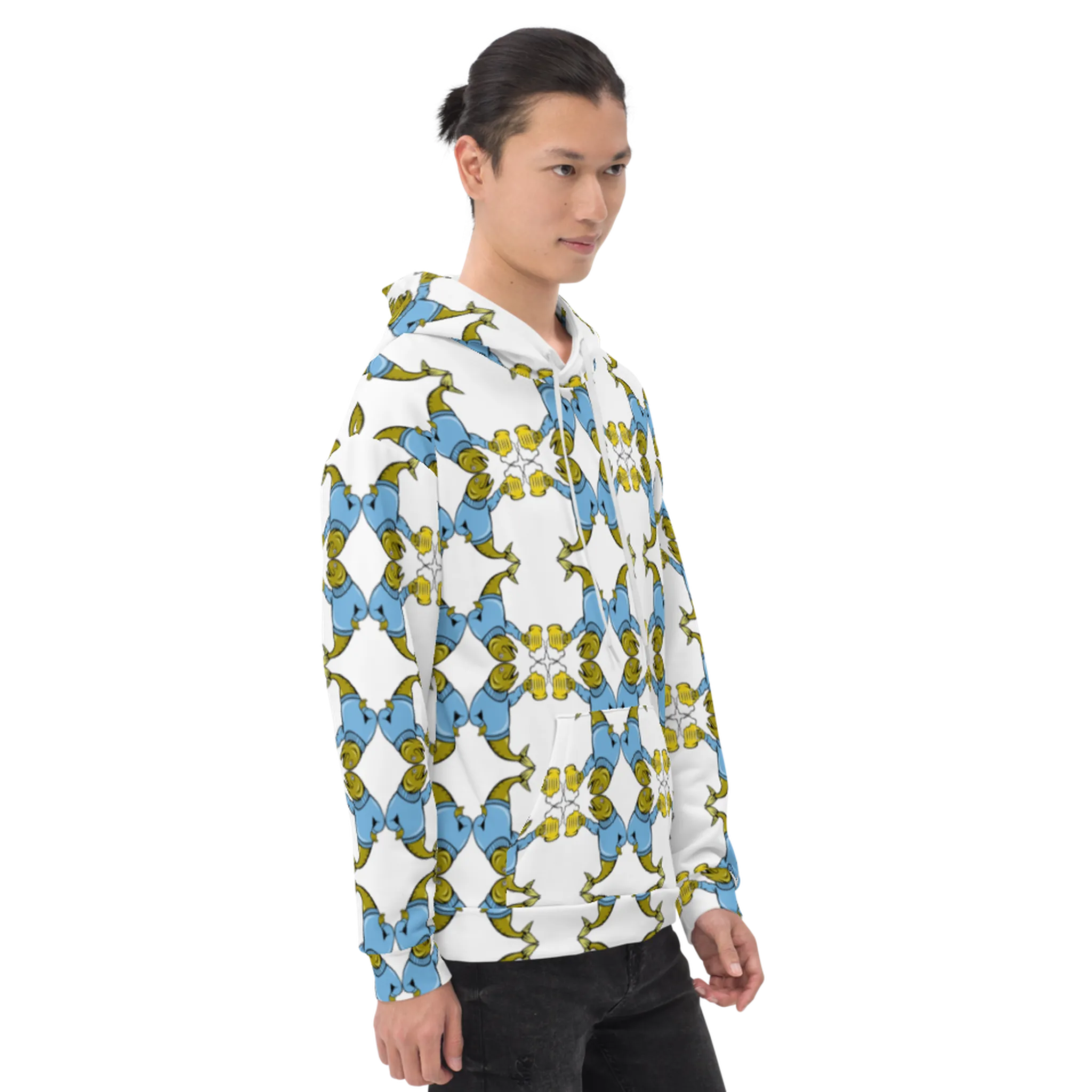 Recursia Fish IV Men's Hoodie
