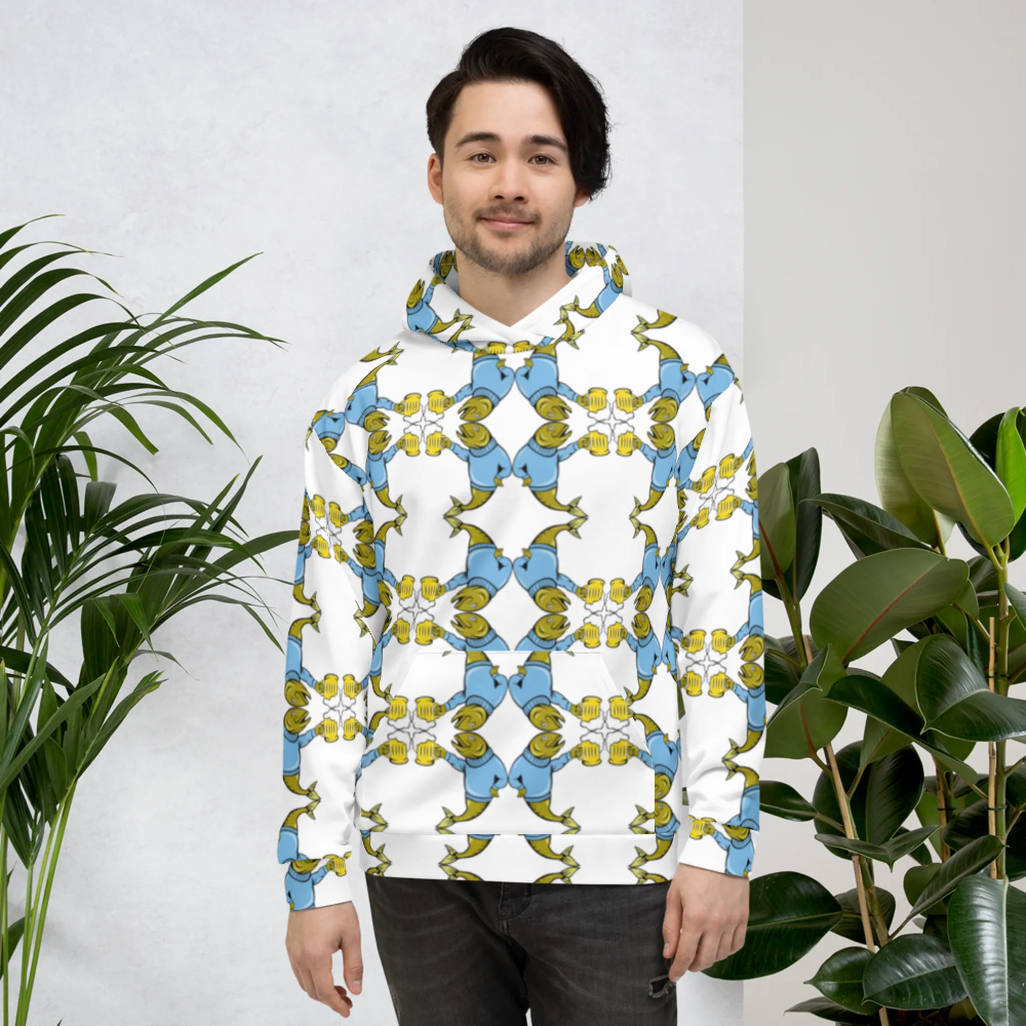 Recursia Fish IV Men's Hoodie