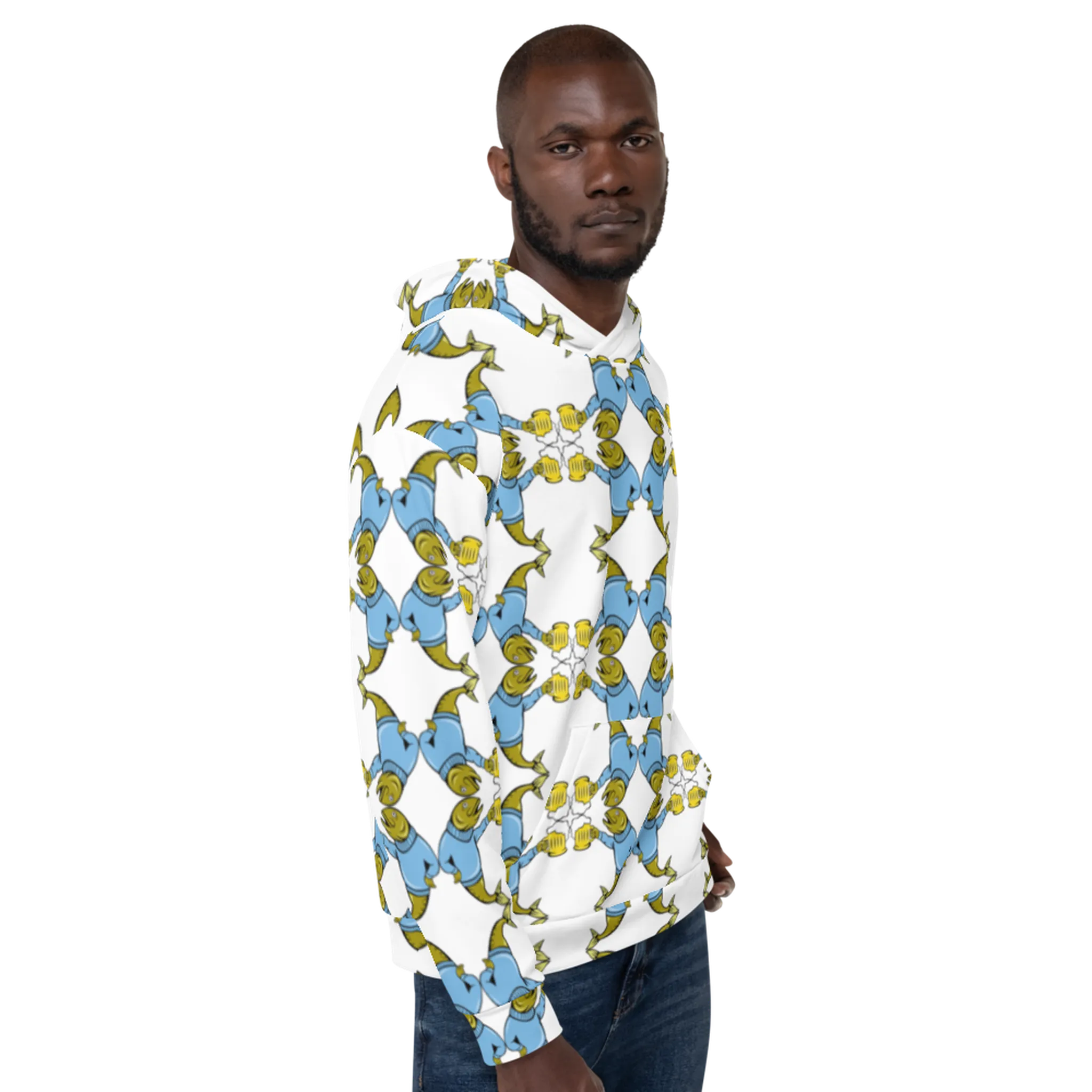 Recursia Fish IV Men's Hoodie
