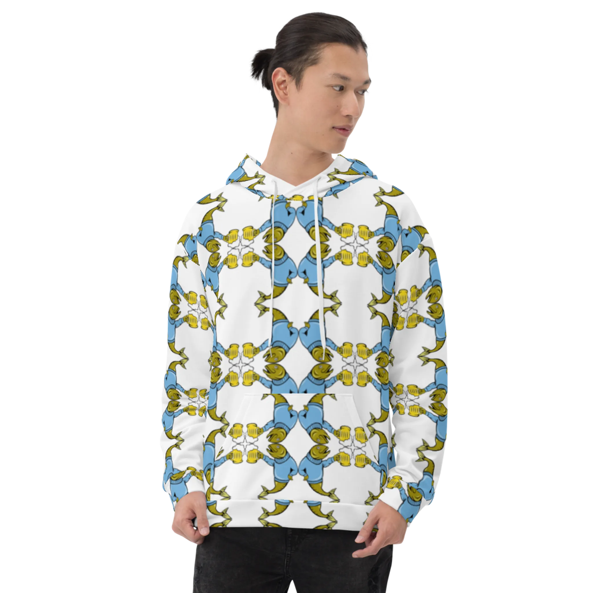 Recursia Fish IV Men's Hoodie