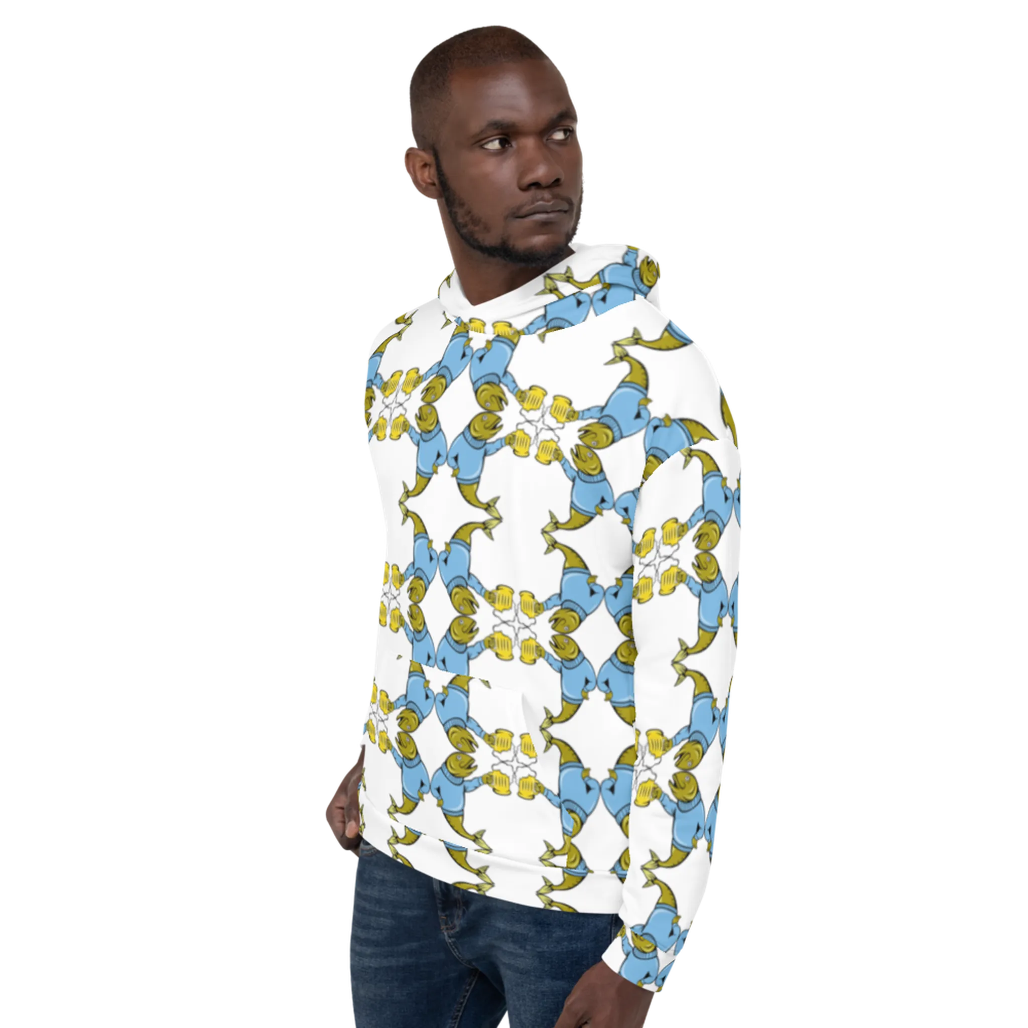 Recursia Fish IV Men's Hoodie