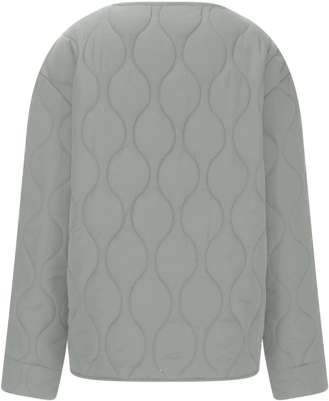 Women's Quilted Jackets Lightweight Puffer Jacket Loose Button Down Cardigan Outerwear Down Coats for Fall and Winter