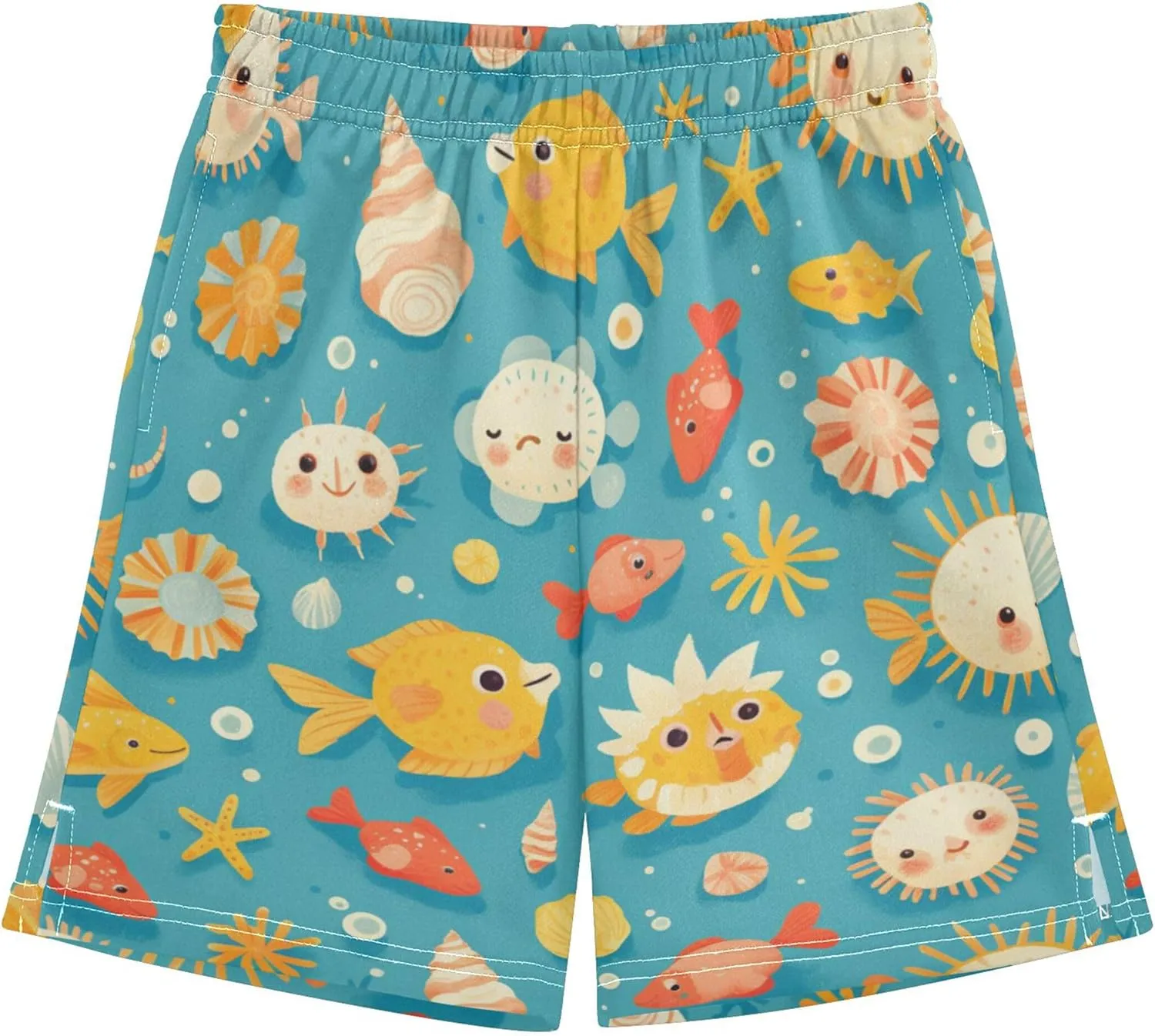Youth Boys Cargo Shorts Lightweight Athletic Running Workout Shorts with Pockets
