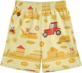 Youth Boys Cargo Shorts Lightweight Athletic Running Workout Shorts with Pockets